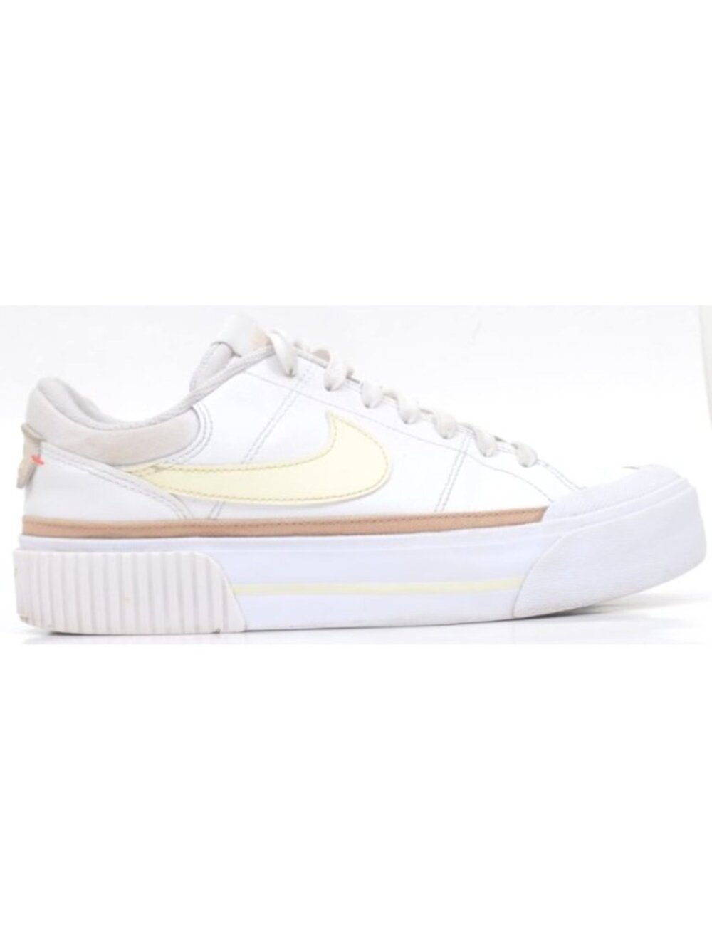Nike Court Legacy Lift White Coconut Milk Women's Size 9 Platform DM7590-106 - Picture 3 of 9